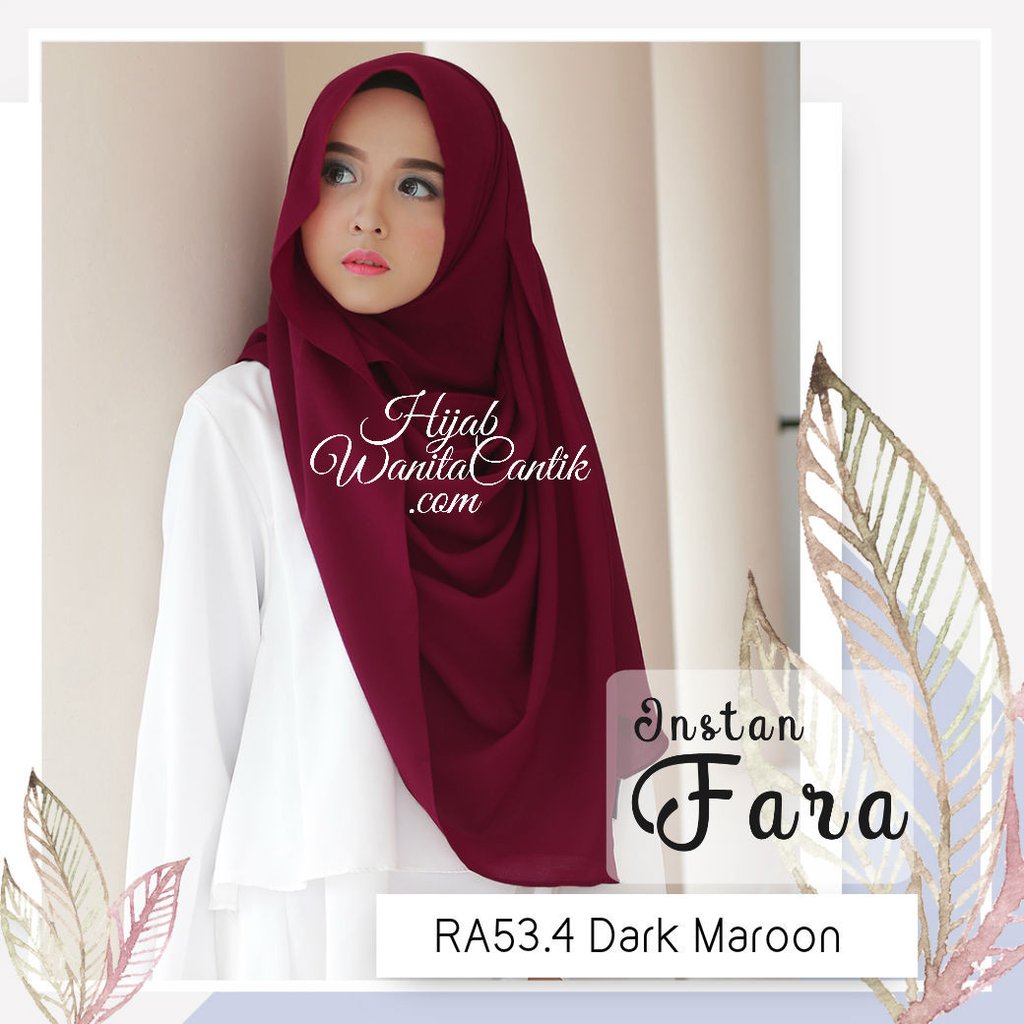 Hijab Tutorial Pashmina Instan Fara Original by Hijab Wanita Cantik