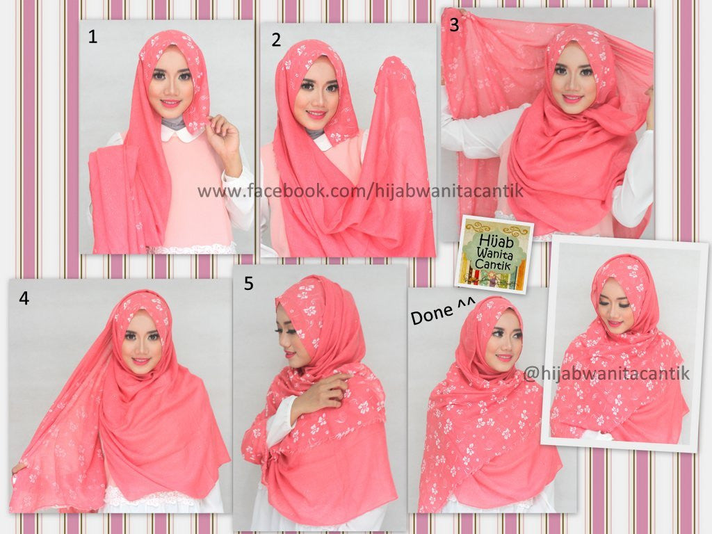 Hijab Tutorial Pashmina Lovita