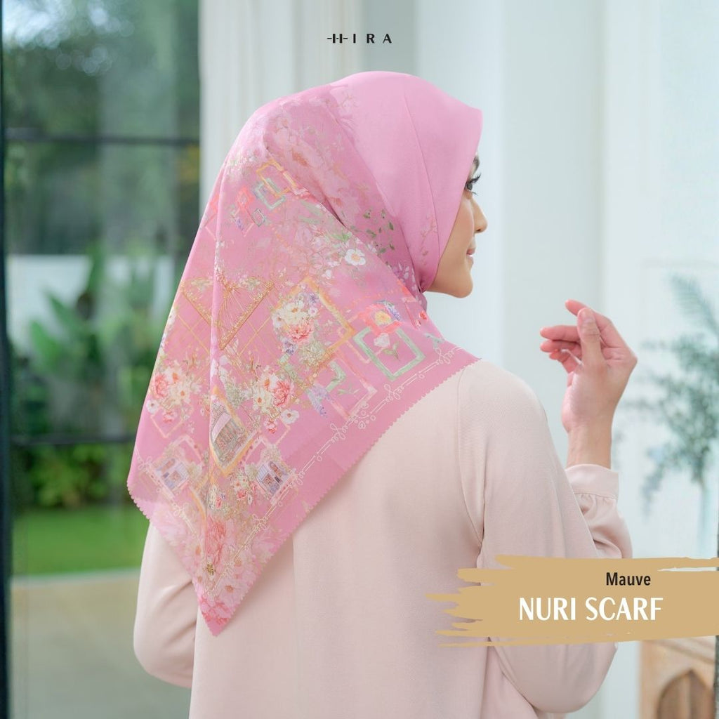 Nuri Scarf - NU33.6 NY33.6 NH33.6 Mauve - Hijab Wanita Cantik