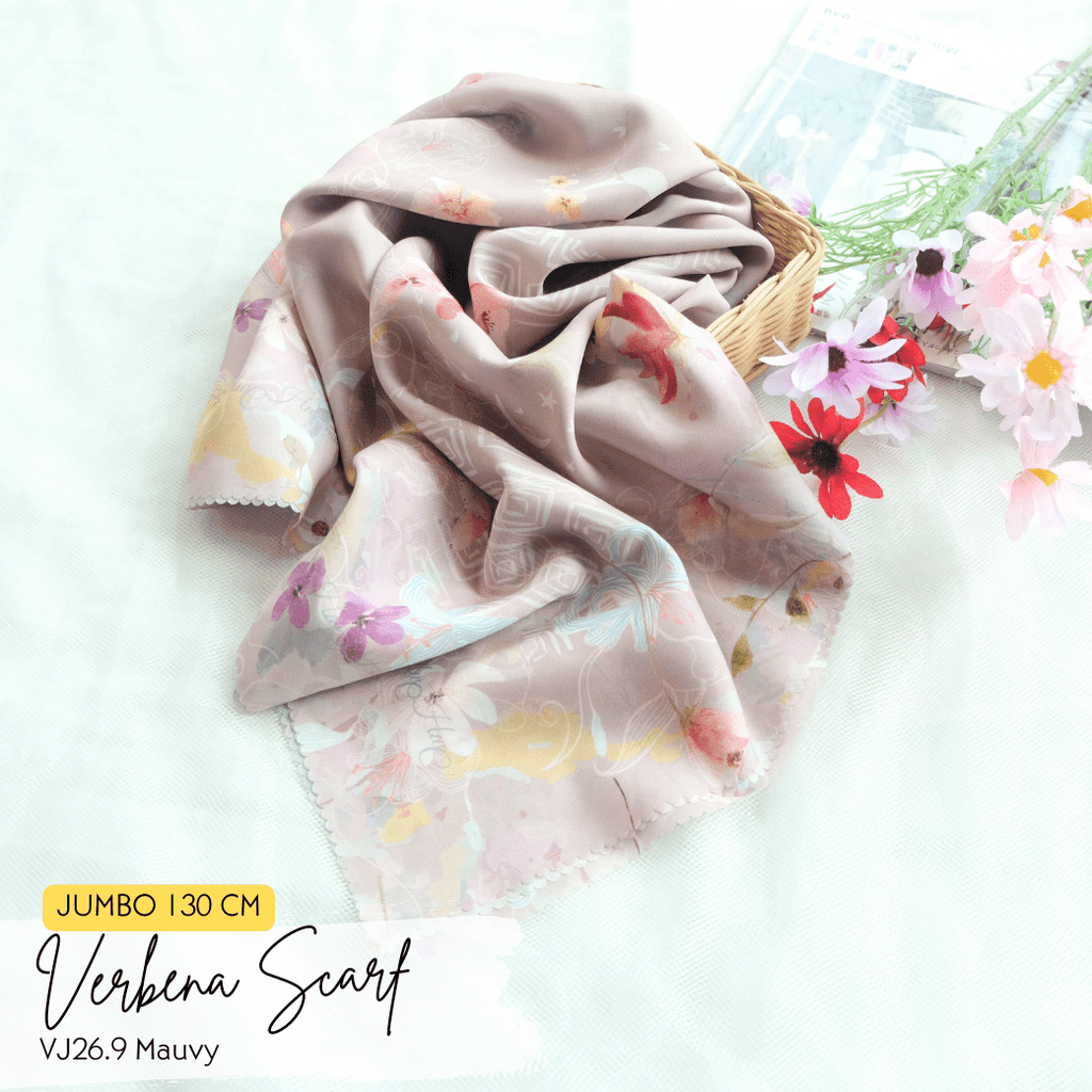 Verbena Scarf JUMBO - Mauvy
