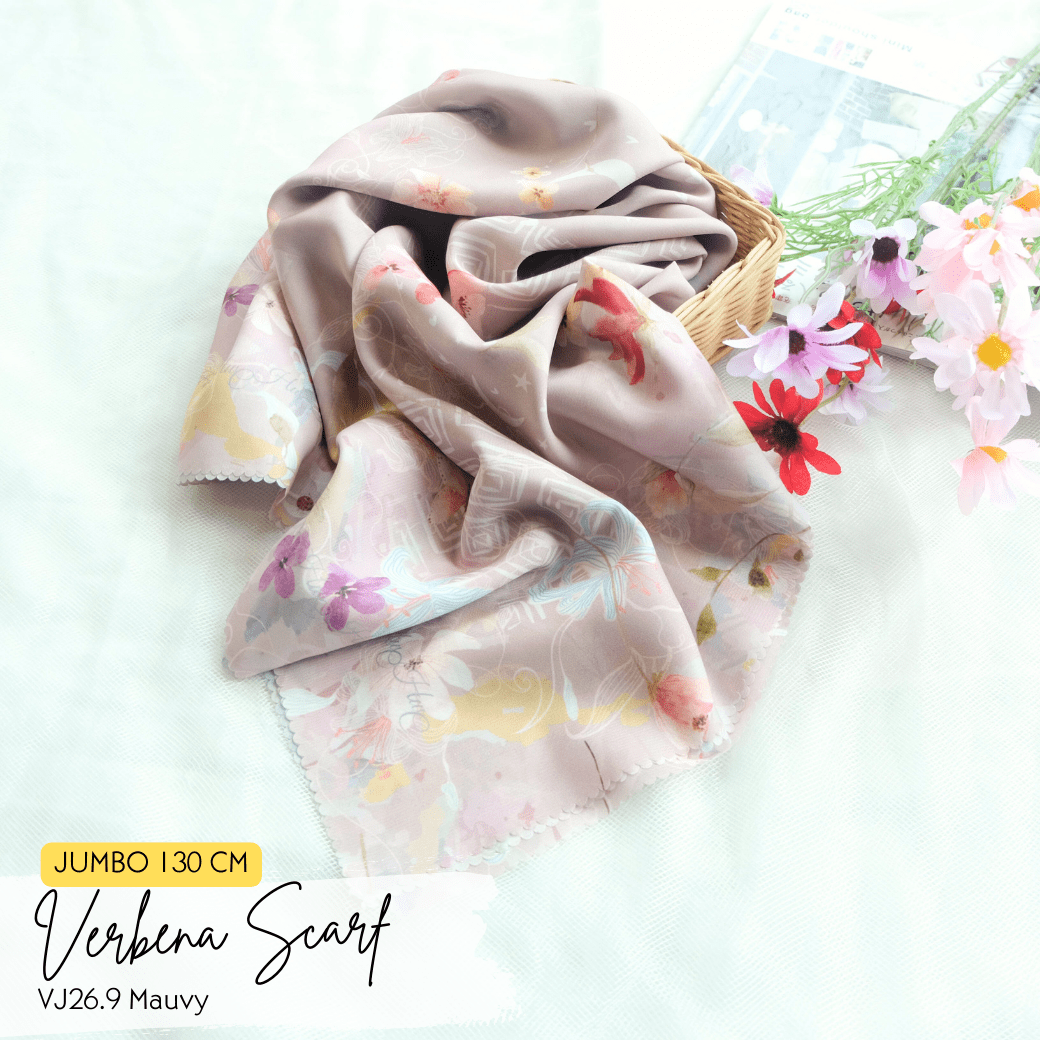 Verbena Scarf JUMBO - Mauvy