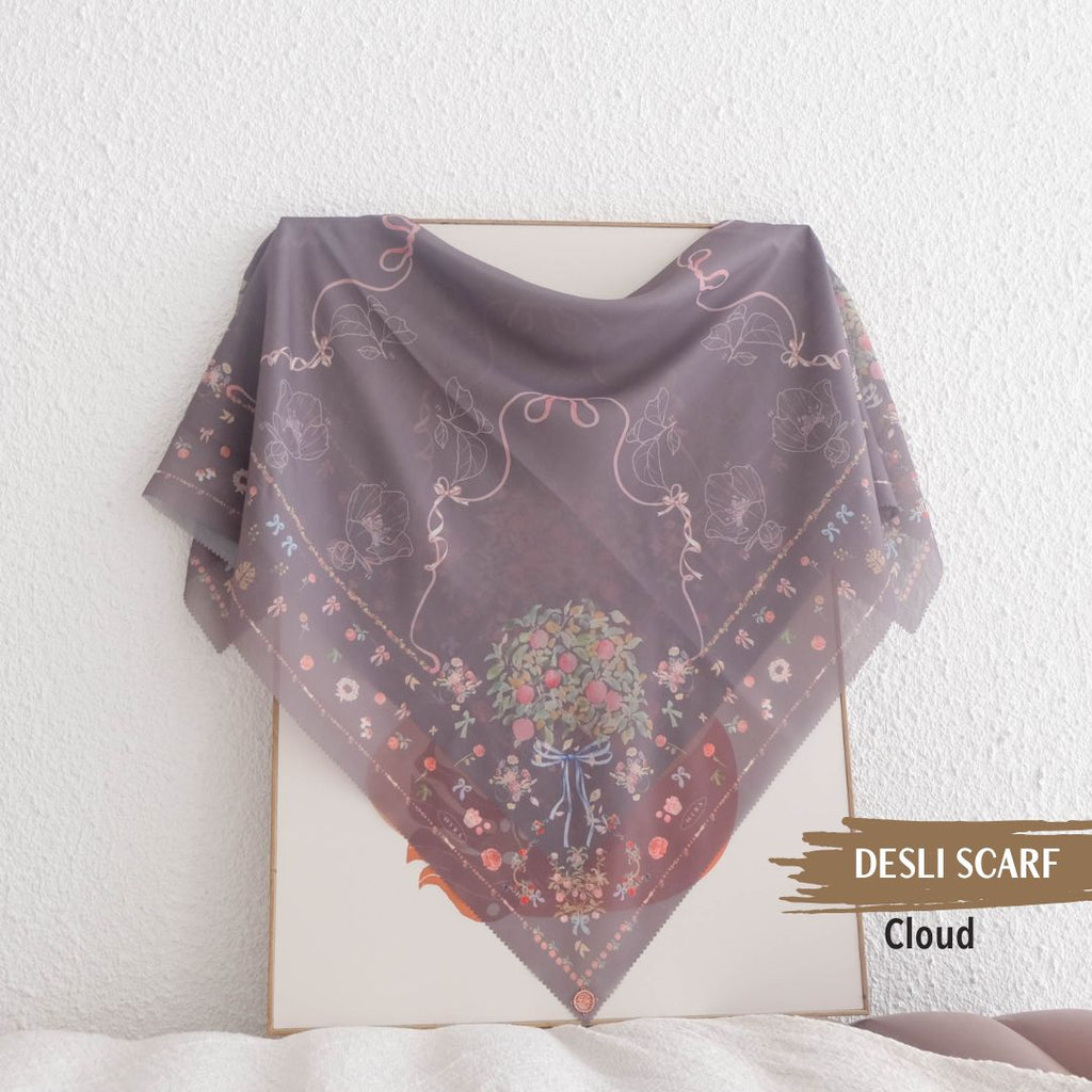 Desly Scarf - DP32.1 DV32.1 DJ32.1 Cloud - Hijab Wanita Cantik