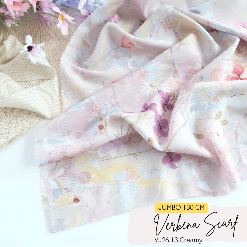 Verbena Scarf JUMBO - Creamy