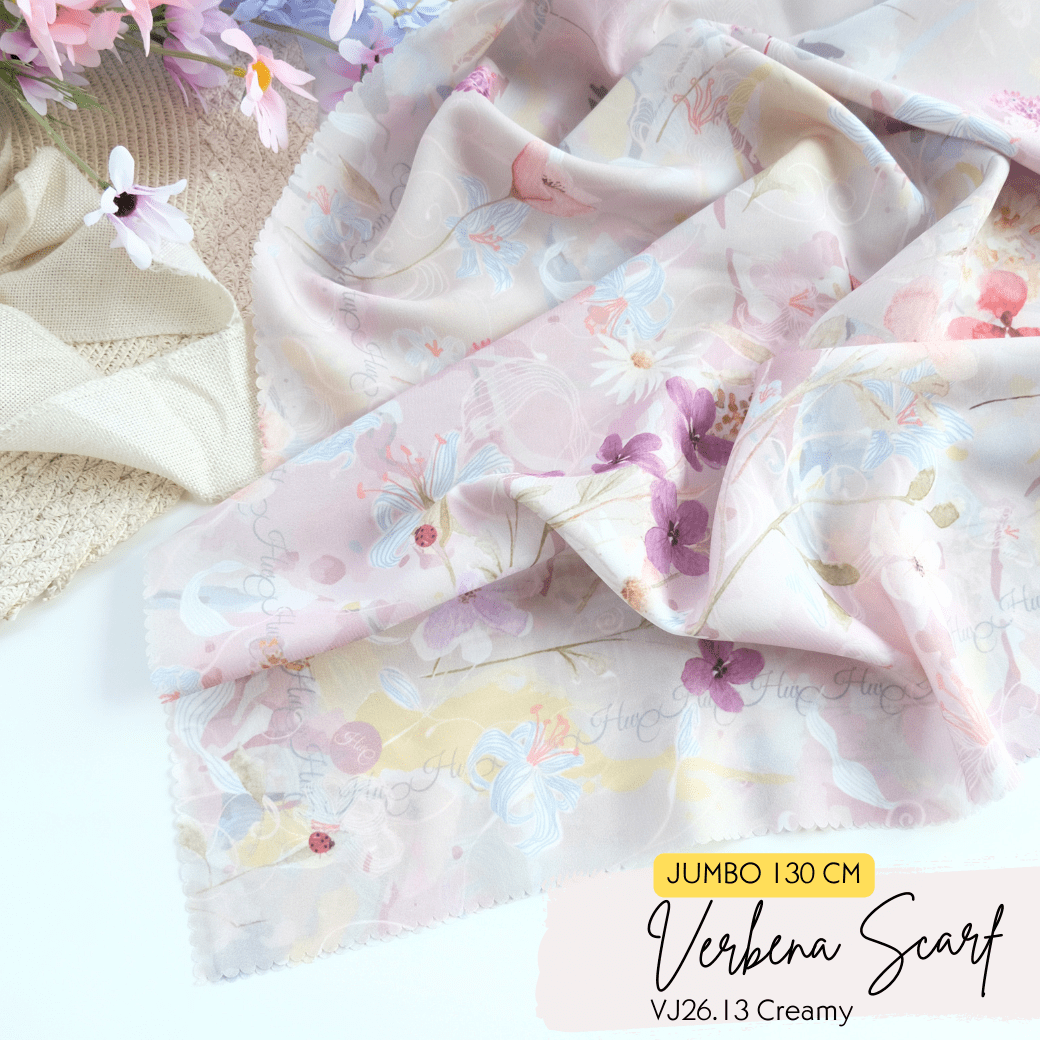Verbena Scarf JUMBO - Creamy