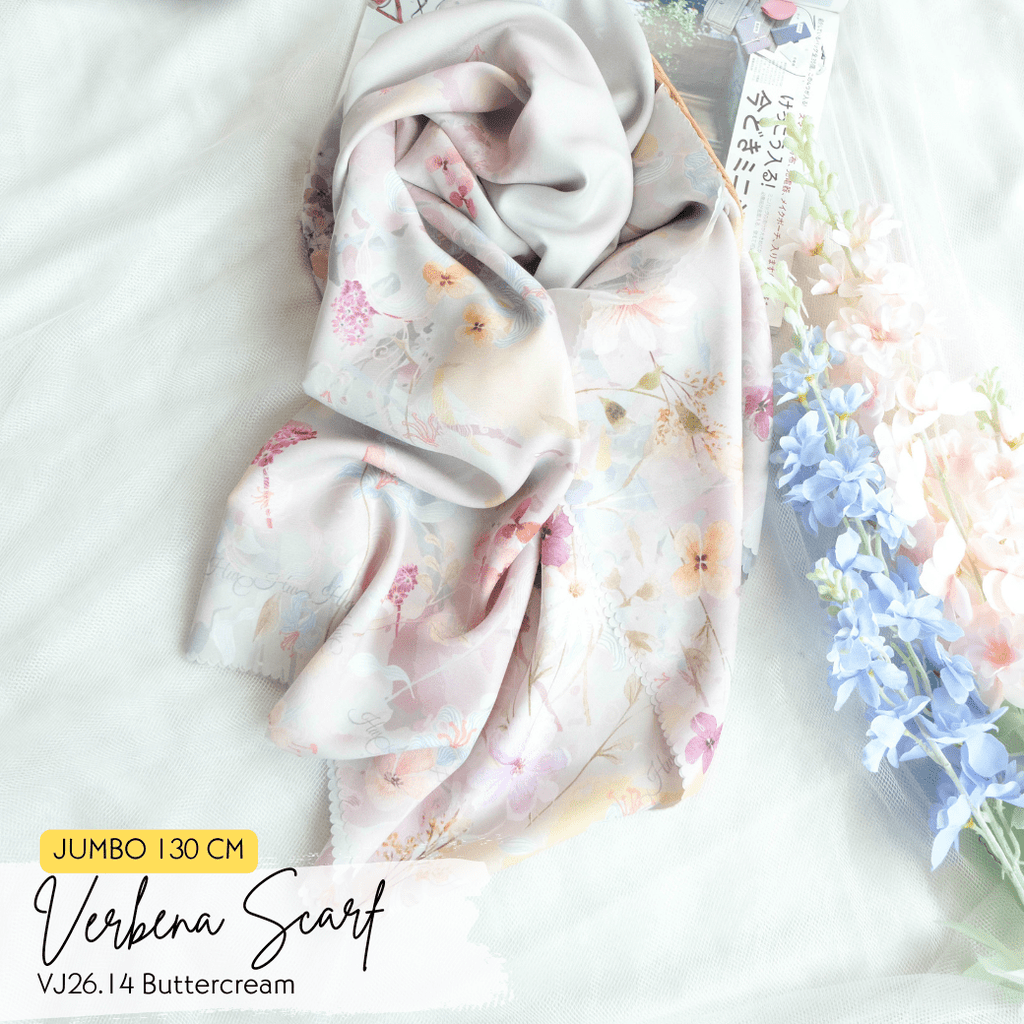 Verbena Scarf JUMBO - Buttercream