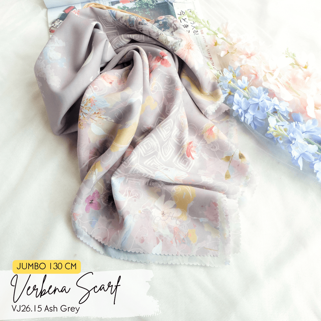 Verbena Scarf JUMBO - Ash Grey