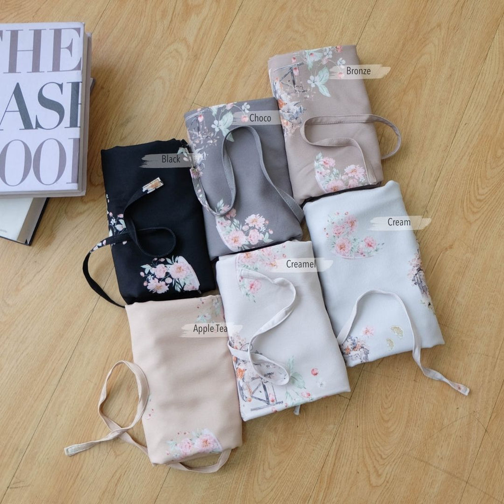 Hijab Instan Baiti Camellia Jumbo - Cream