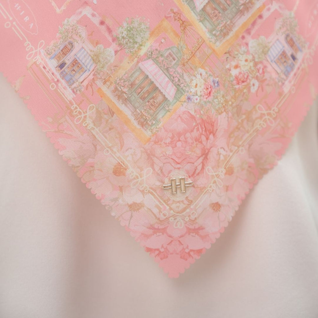 Nuri Scarf - NU33.4 NY33.4 NH33.4 Pink Hazel - Hijab Wanita Cantik