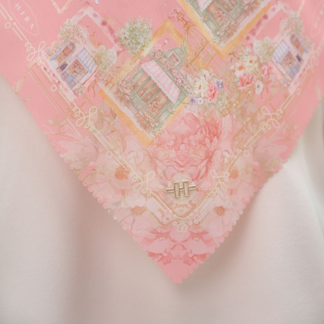 Nuri Scarf - NU33.4 NY33.4 NH33.4 Pink Hazel - Hijab Wanita Cantik