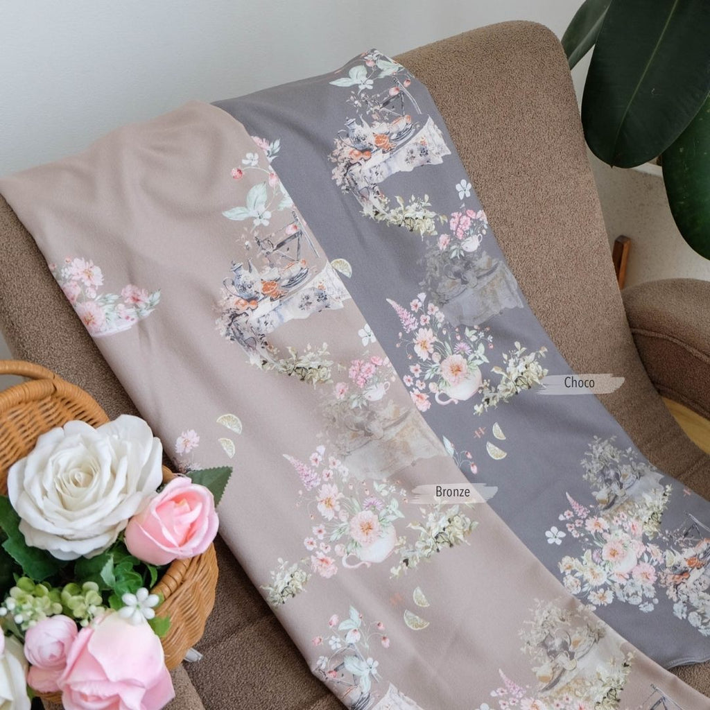 Hijab Instan Baiti Camellia Jumbo - Choco