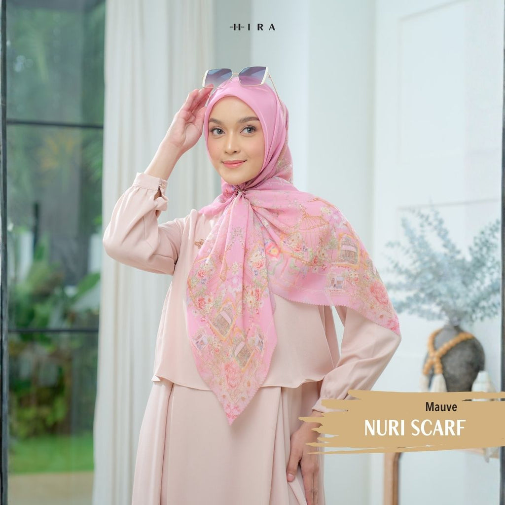 Nuri Scarf - NU33.6 NY33.6 NH33.6 Mauve - Hijab Wanita Cantik