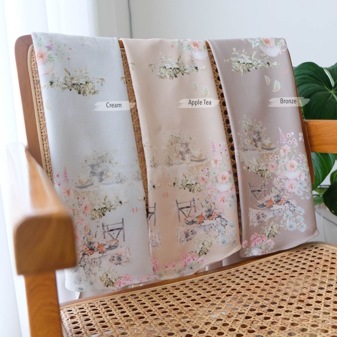 Hijab Instan Baiti Camellia Jumbo - Apple Tea