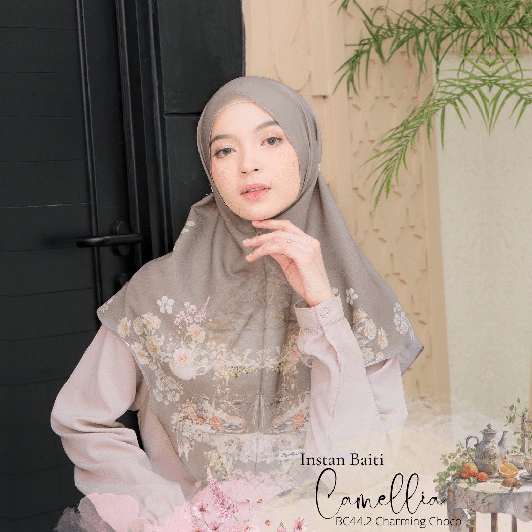 Hijab Instan Baiti Camellia - Charming Choco