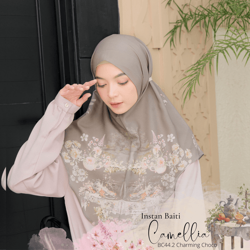 Hijab Instan Baiti Camellia - Charming Choco