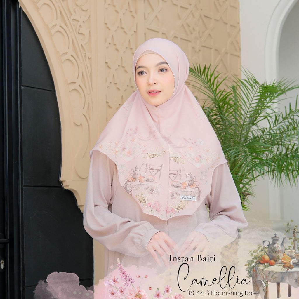 Hijab Instan Baiti Camellia - Flourishing Rose