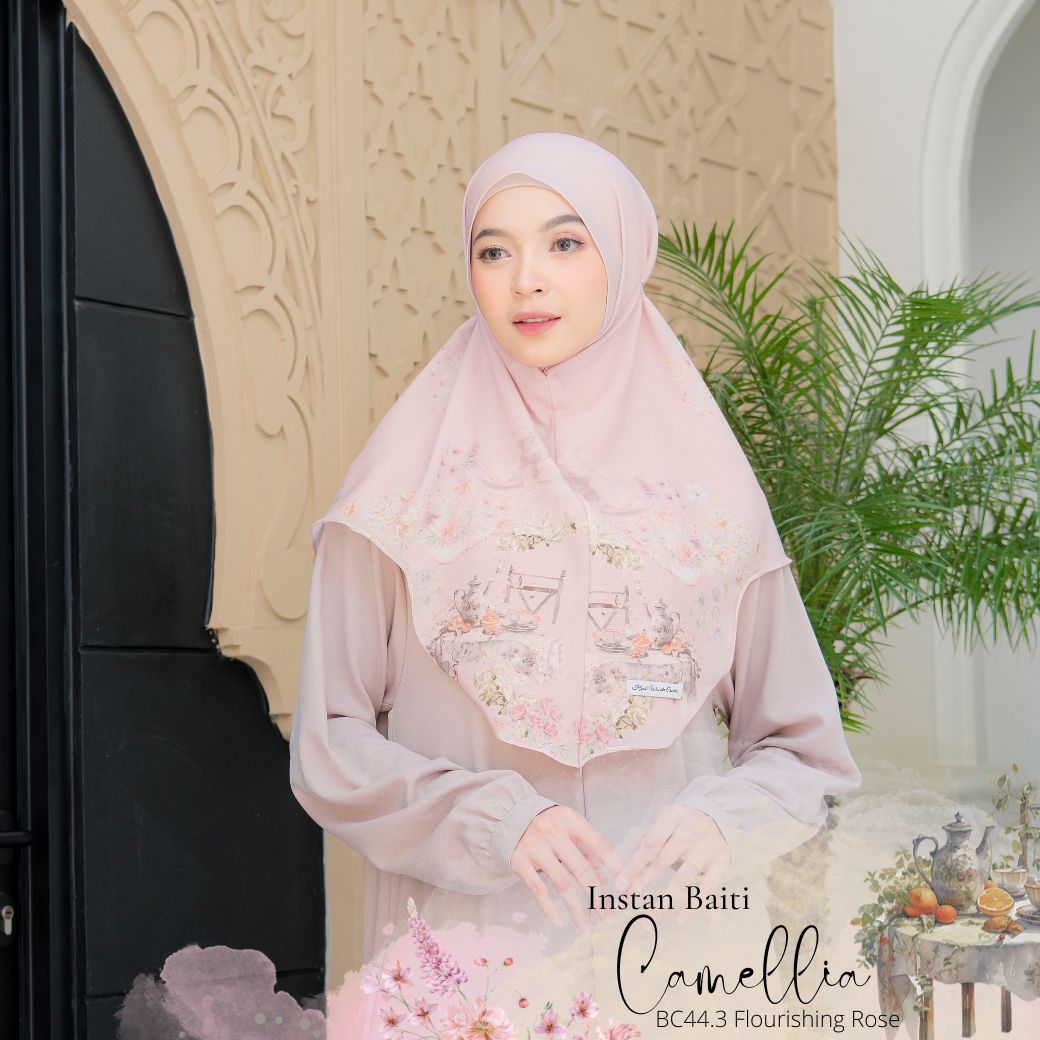 Hijab Instan Baiti Camellia - Flourishing Rose