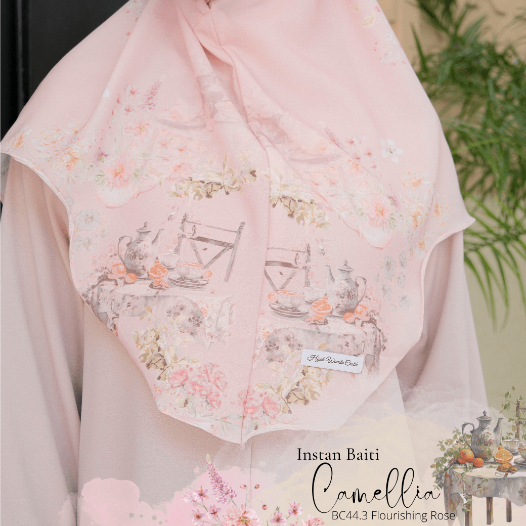 Hijab Instan Baiti Camellia - Flourishing Rose