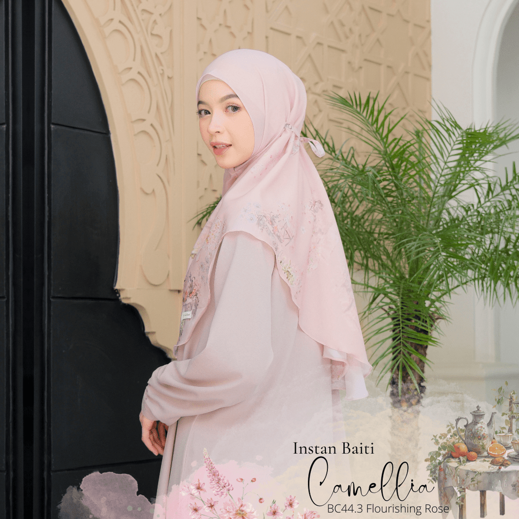 Hijab Instan Baiti Camellia - Flourishing Rose