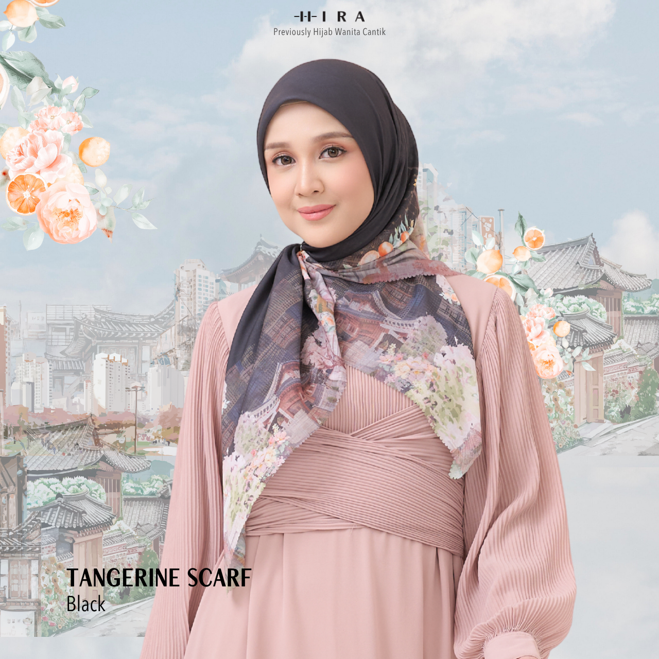 Tangerine Scarf - Black
