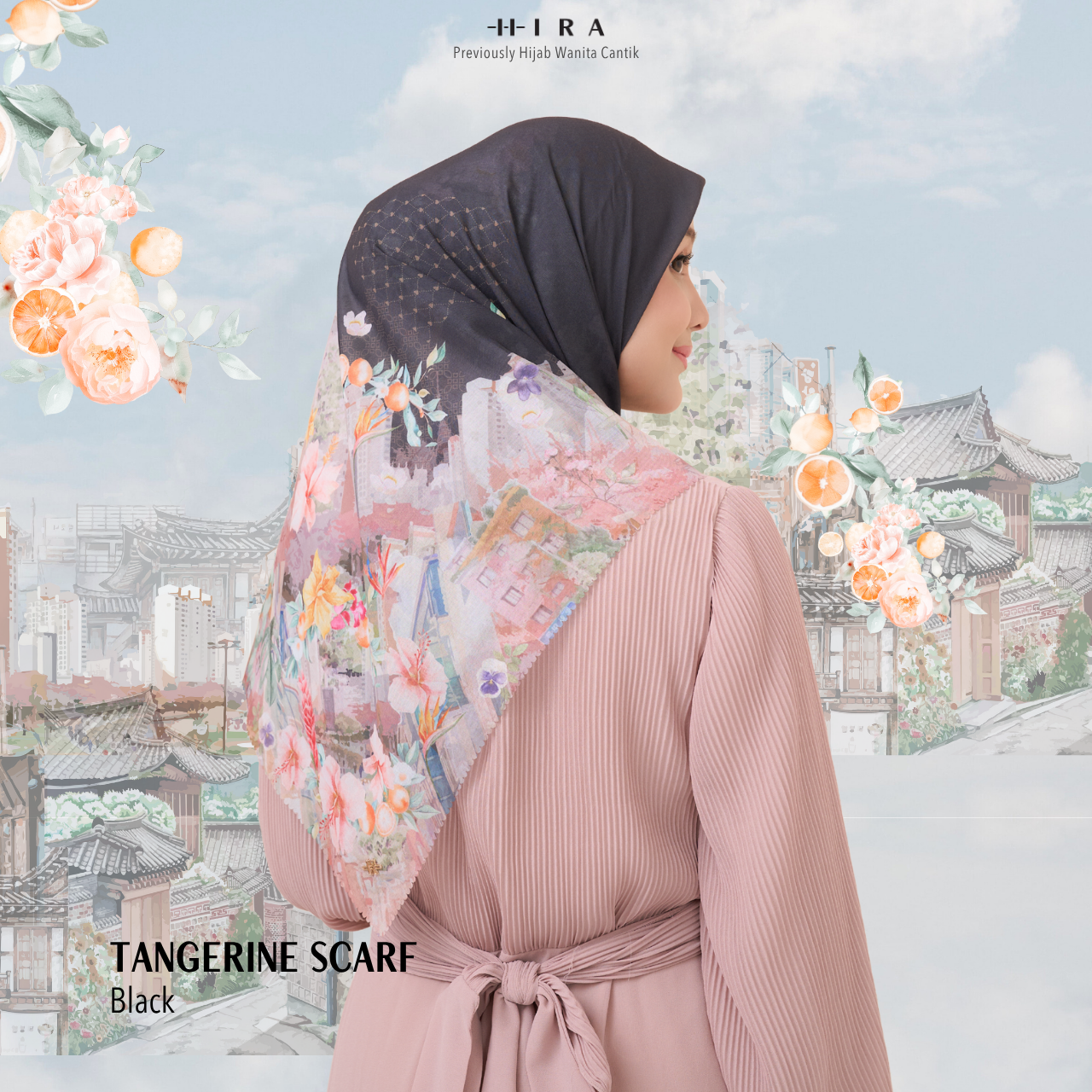 Tangerine Scarf - Black