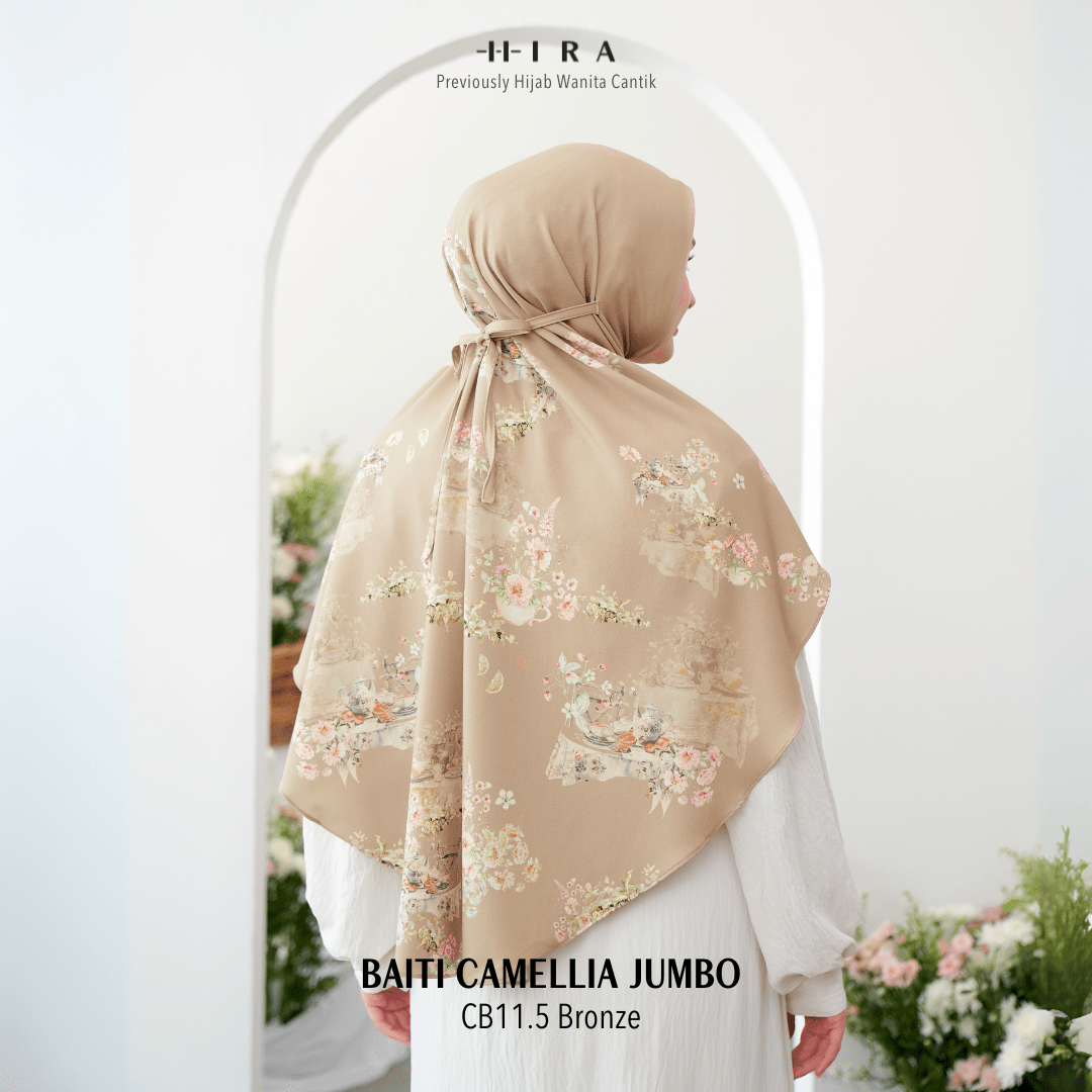 Hijab Instan Baiti Camellia Jumbo - Bronze