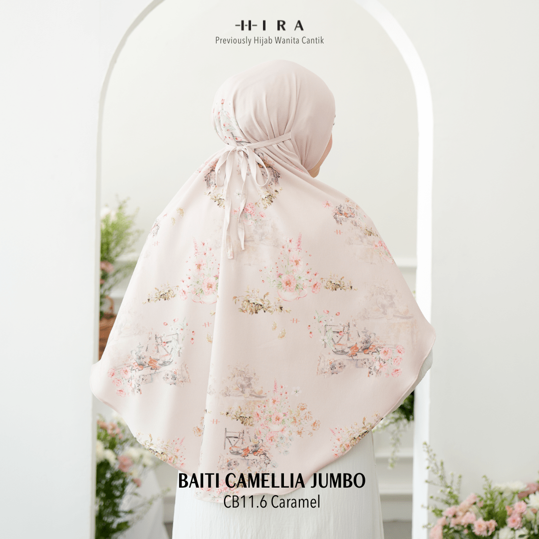 Hijab Instan Baiti Camellia Jumbo - Caramel