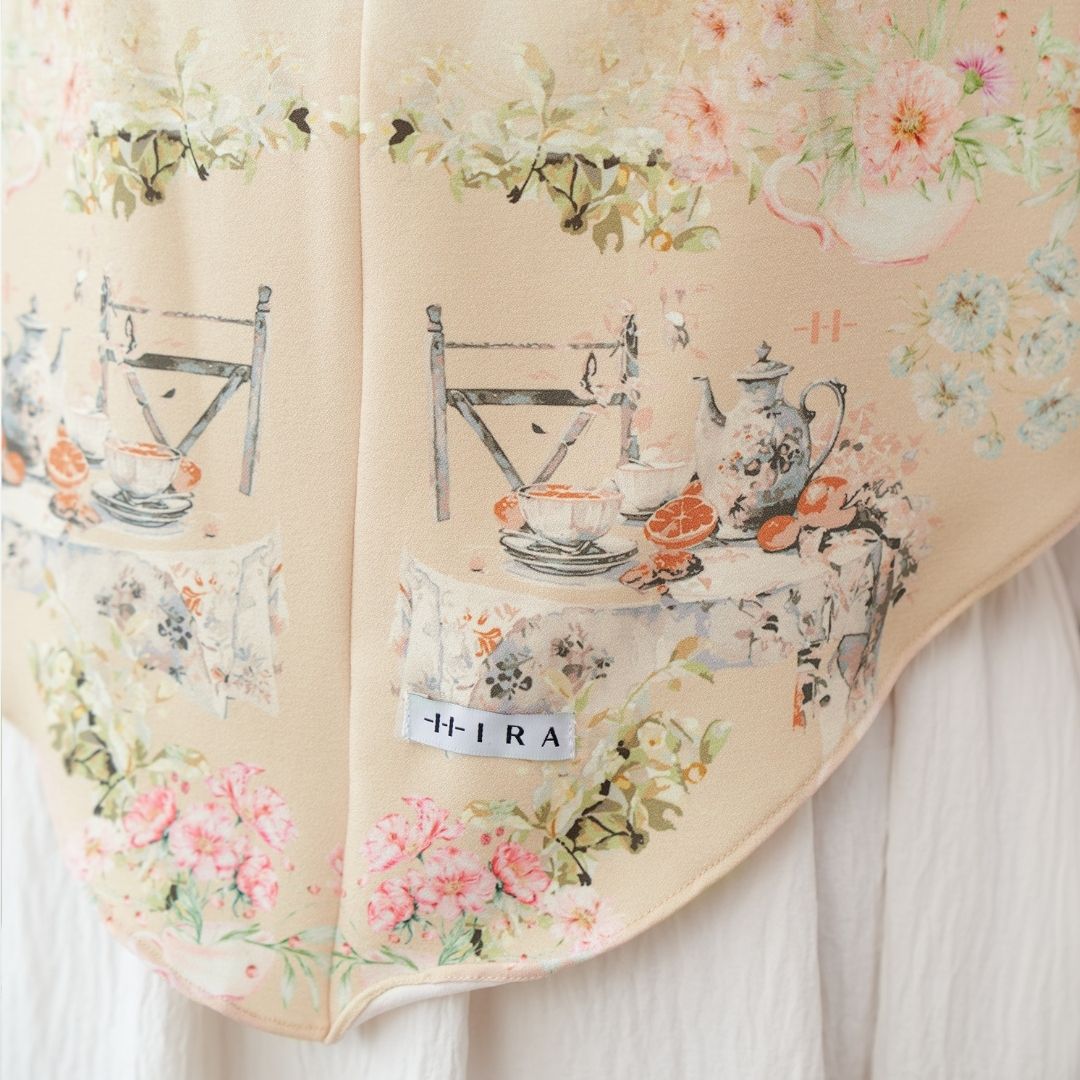 Hijab Instan Baiti Camellia Jumbo - Apple Tea