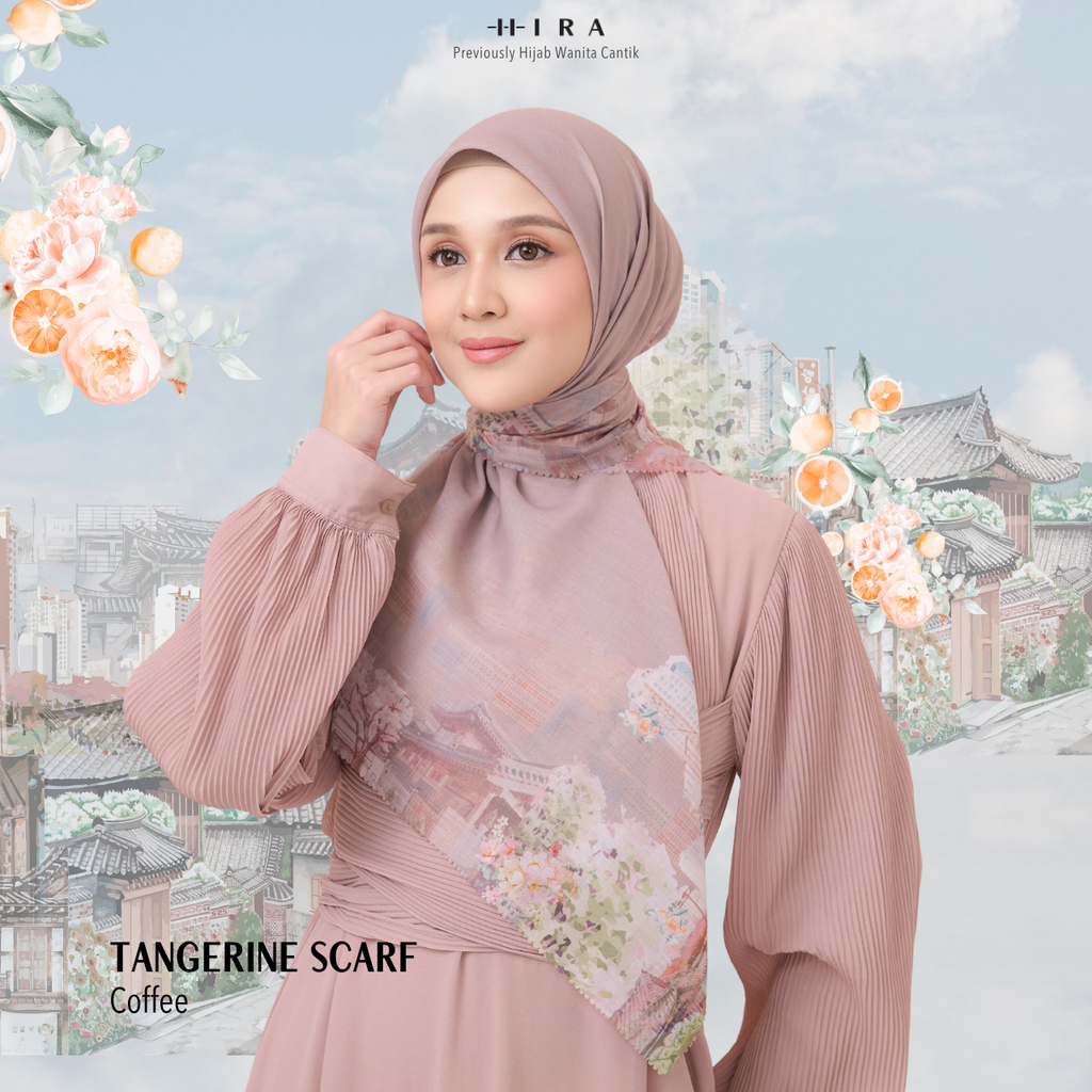Tangerine Scarf - Coffee