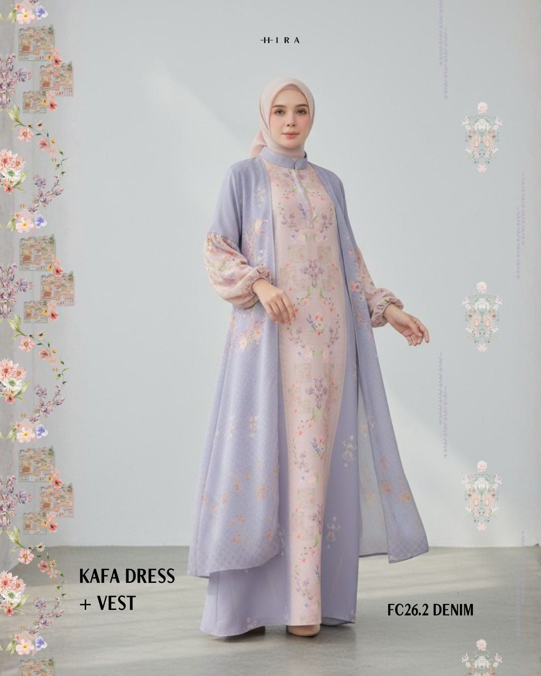 Kafa Dress & Vest -Denim