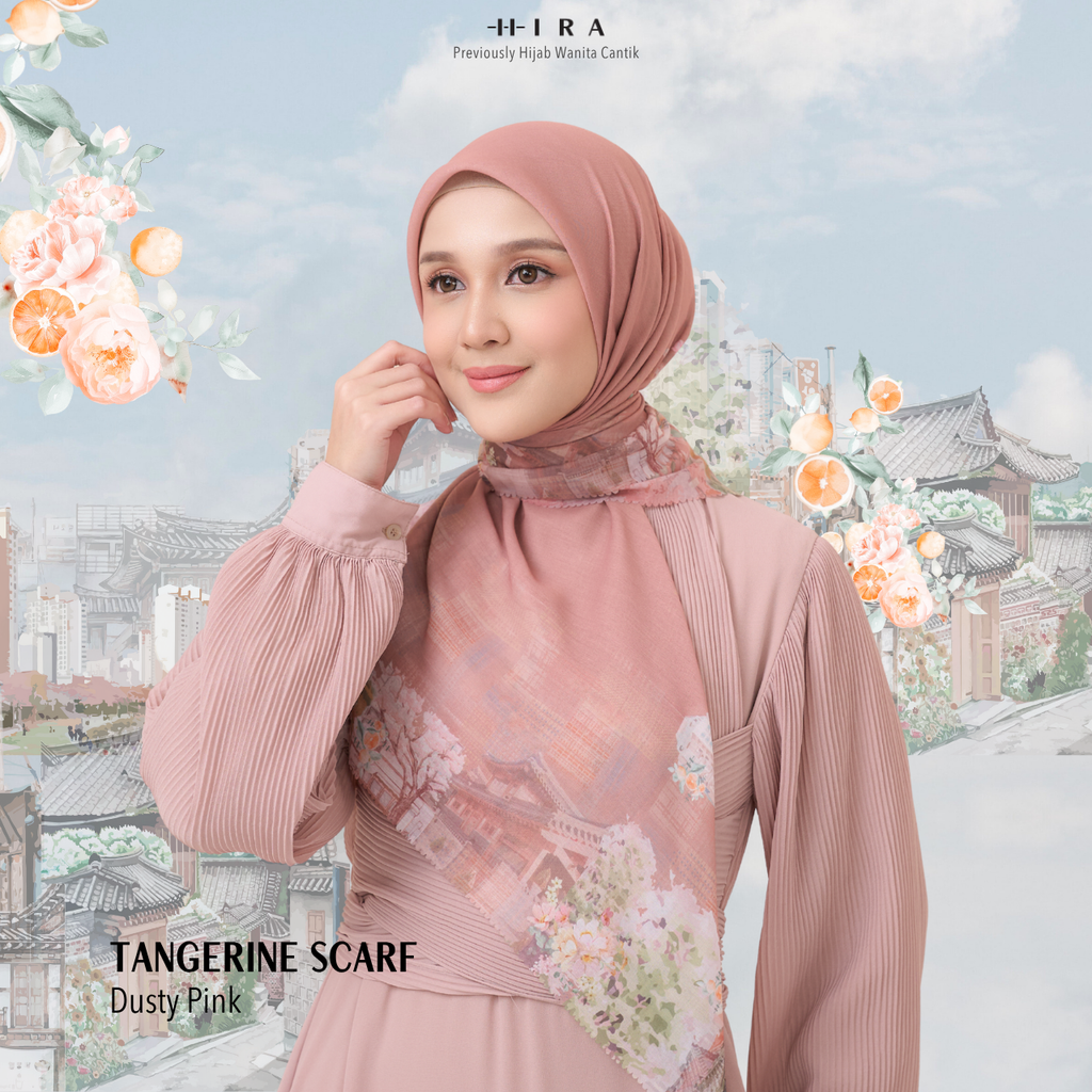 Tangerine Scarf - Dusty Pink