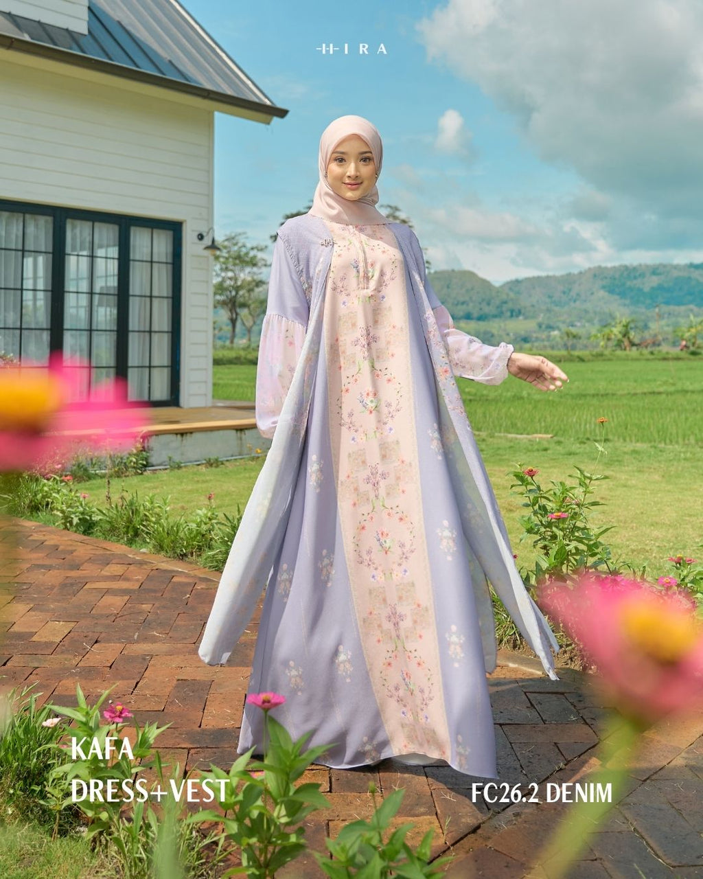 Kafa Dress & Vest -Denim