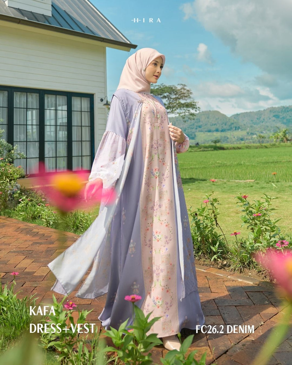 Kafa Dress & Vest -Denim