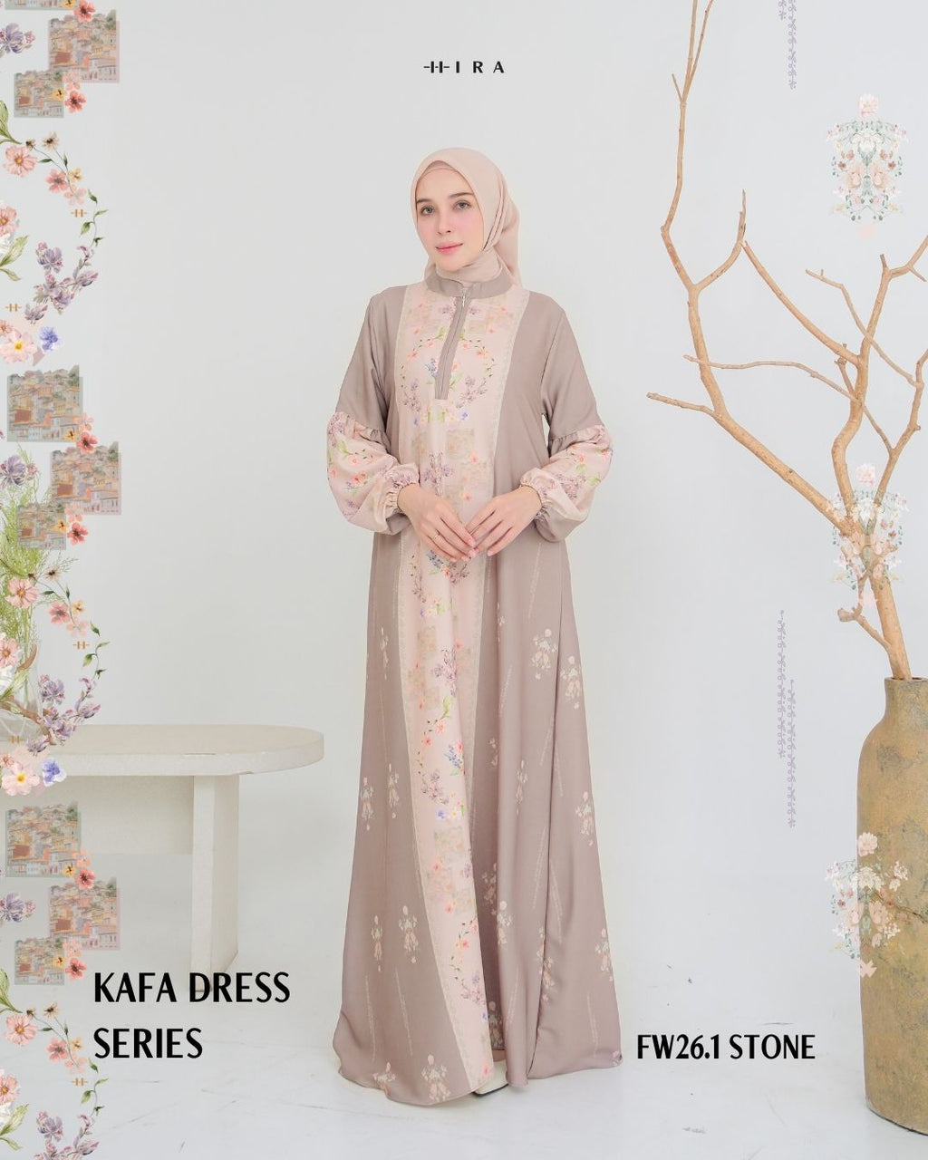 Kafa Dress - Stone