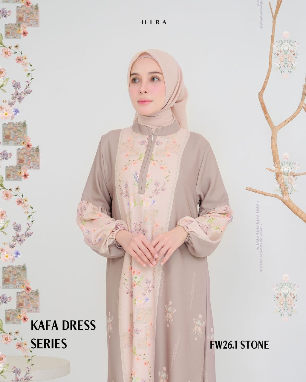 Kafa Dress - Stone