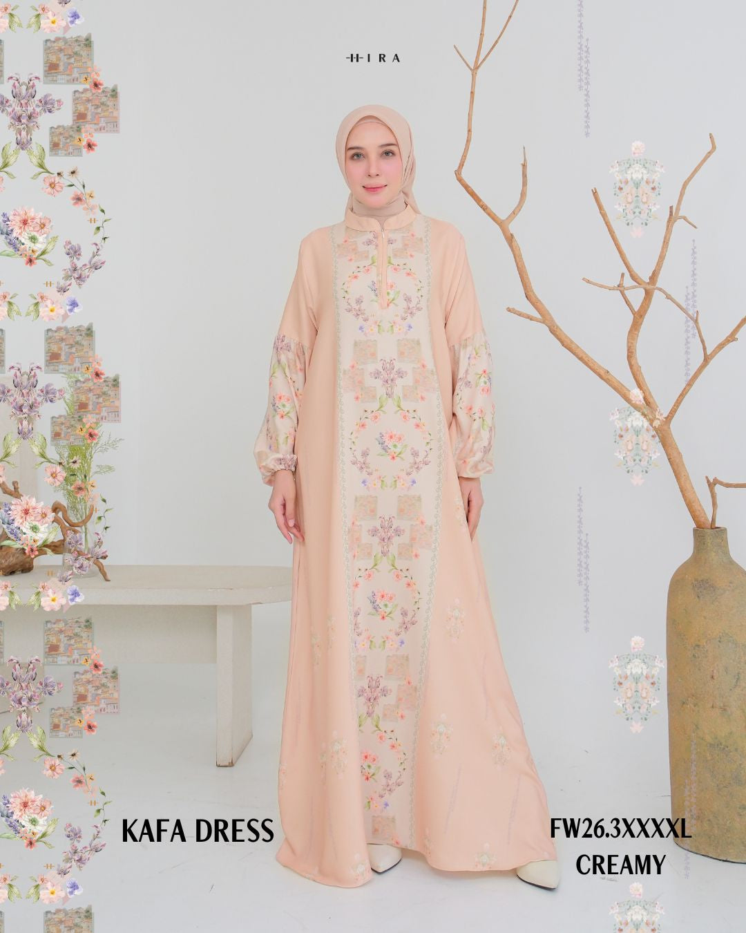 Kafa Dress - Creamy