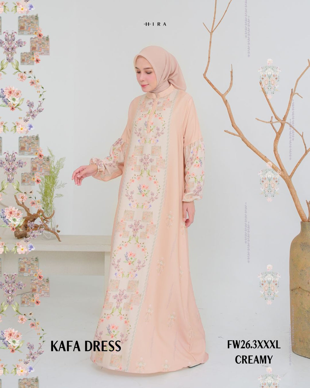 Kafa Dress - Creamy