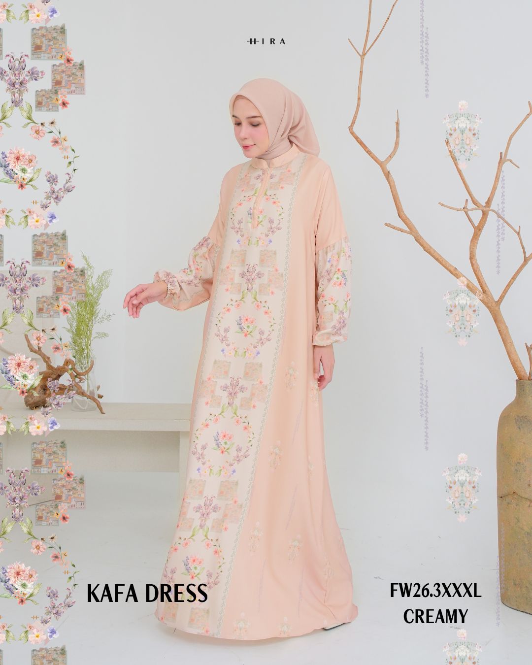 Kafa Dress - Creamy