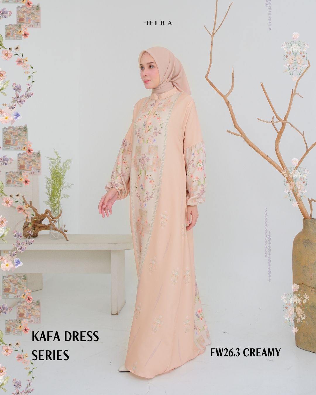 Kafa Dress - Creamy
