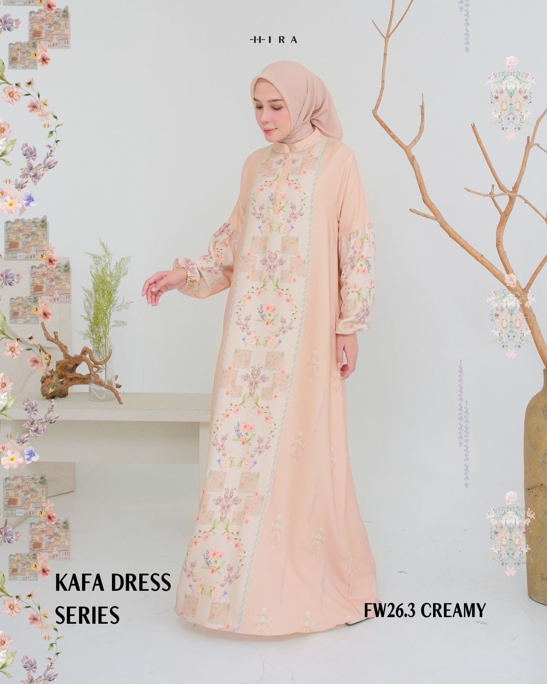 Kafa Dress - Creamy