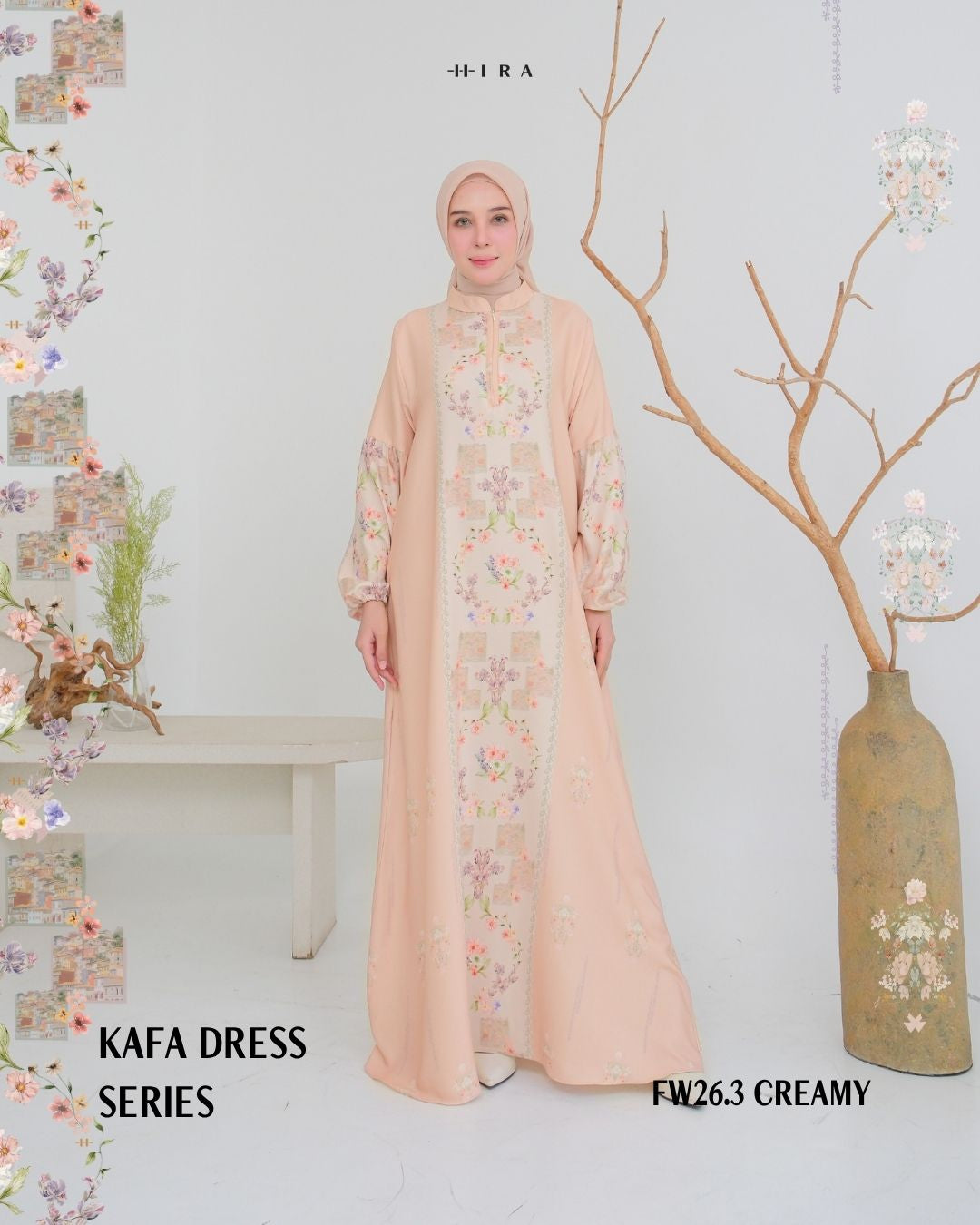Kafa Dress - Creamy