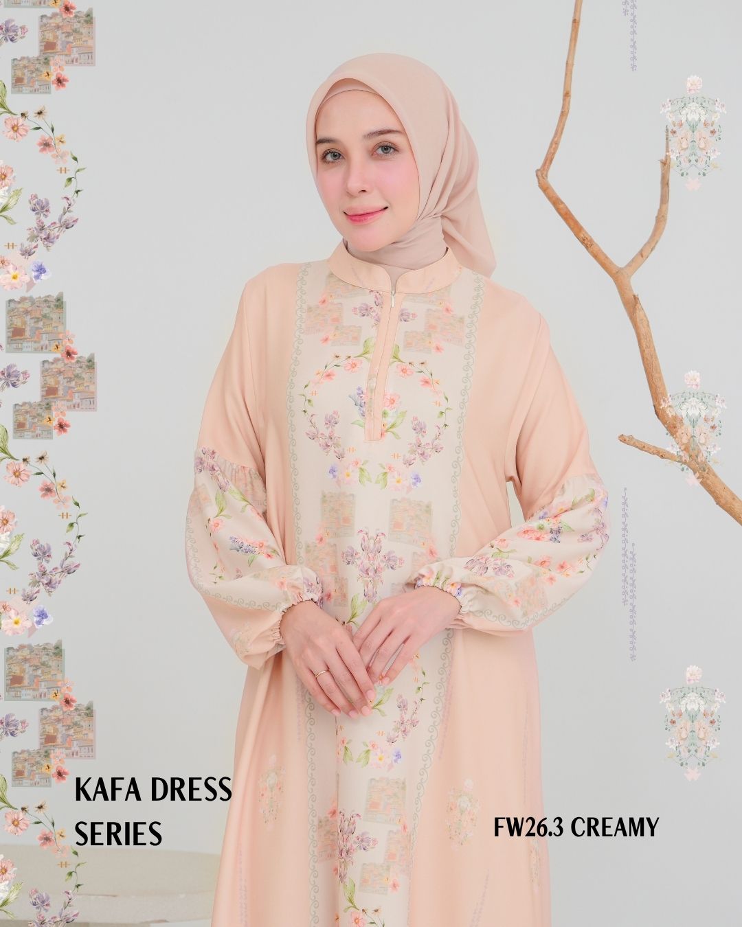Kafa Dress - Creamy