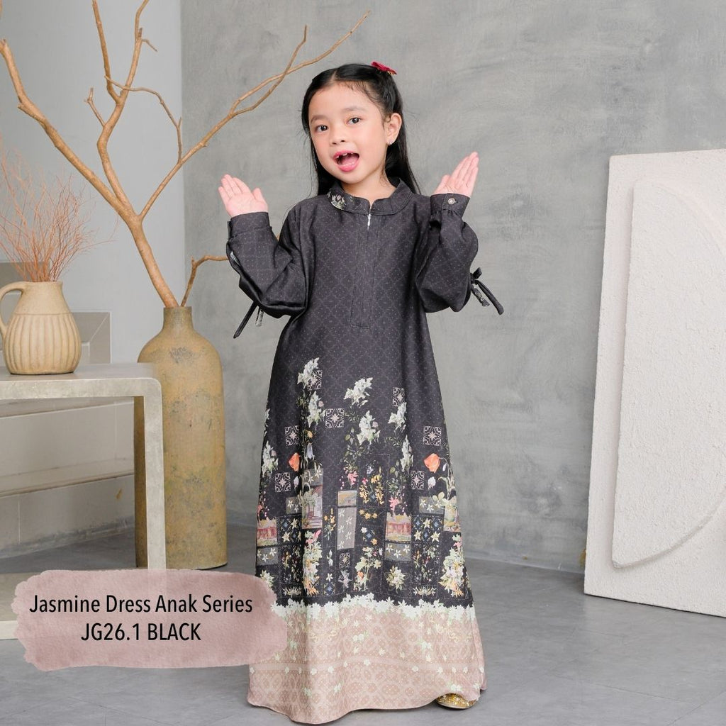 Jasmine Dress Girl - Black