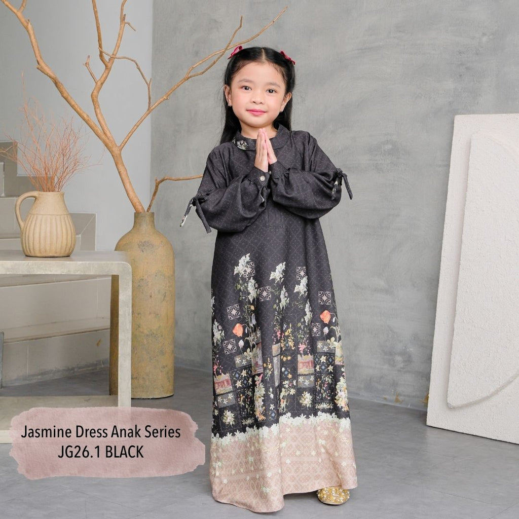 Jasmine Dress Girl - Black
