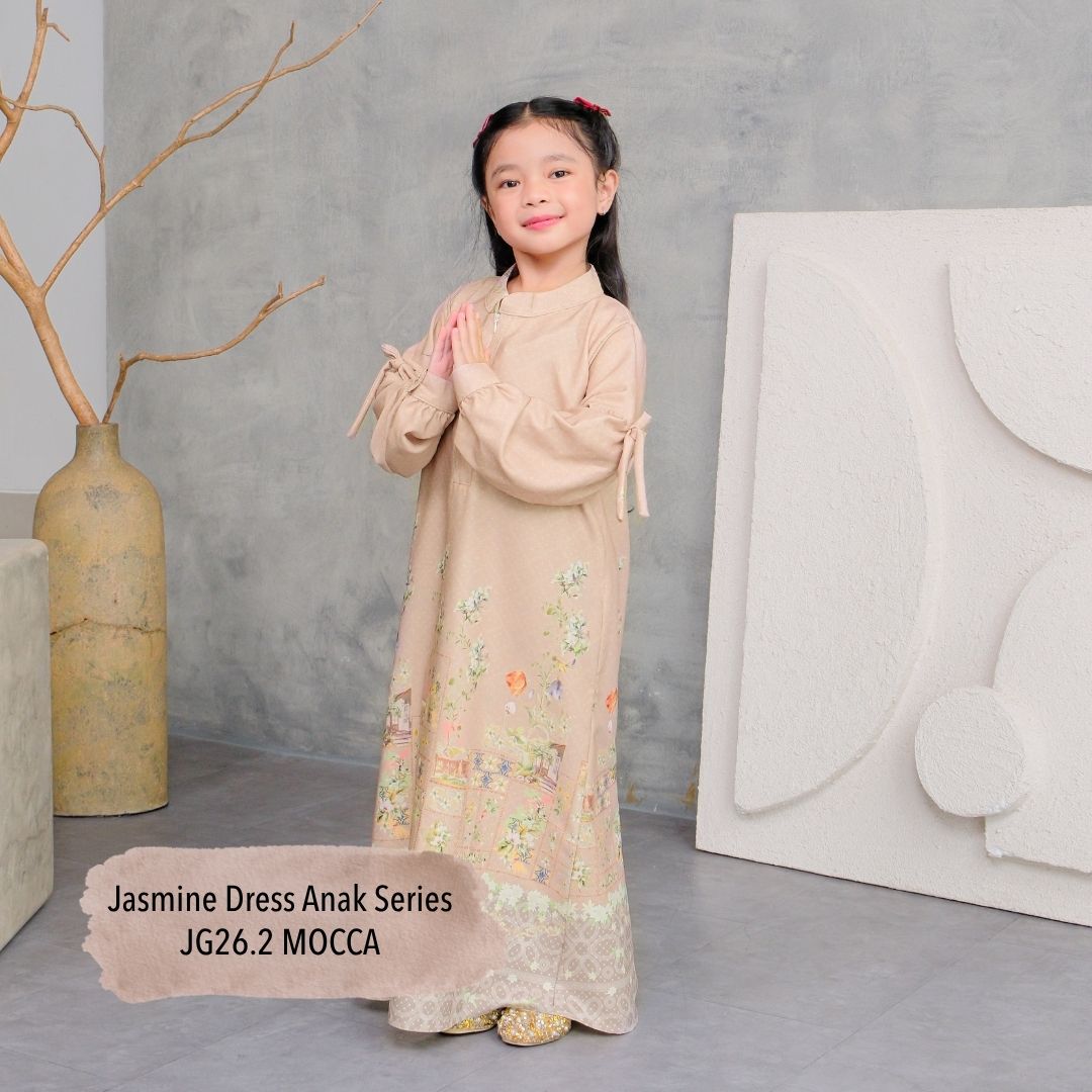 Jasmine Dress Girl - Mocca