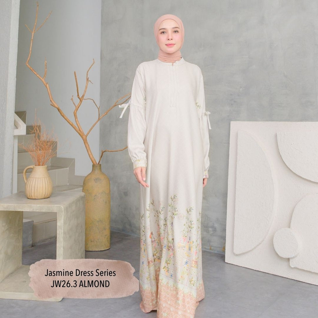 Jasmine Dress - Almond