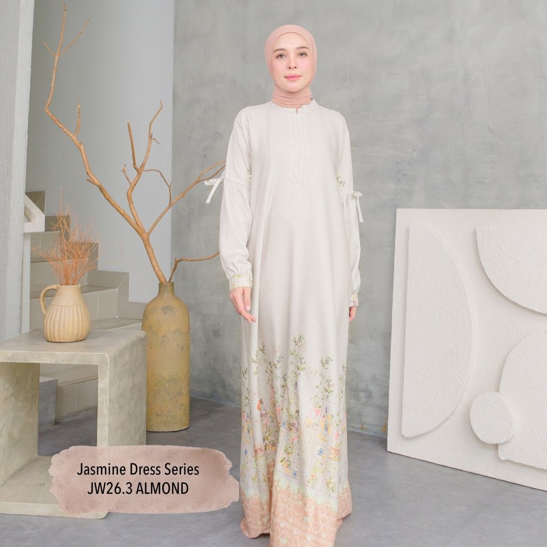 Jasmine Dress - Almond