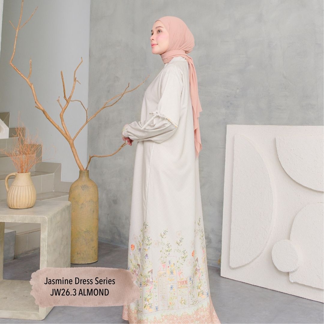 Jasmine Dress - Almond