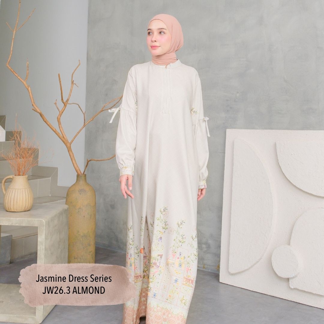 Jasmine Dress - Almond