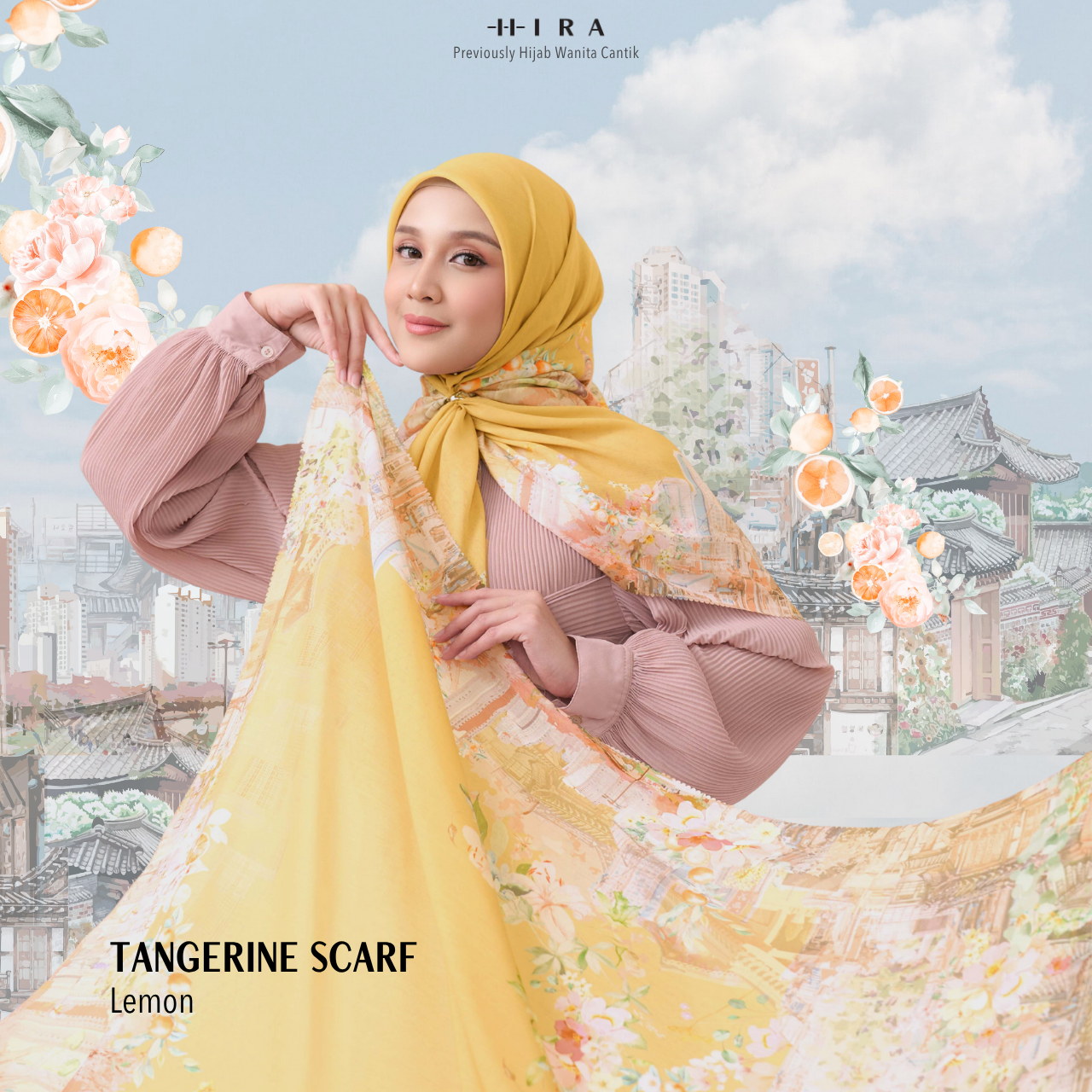 Tangerine Scarf - Lemon