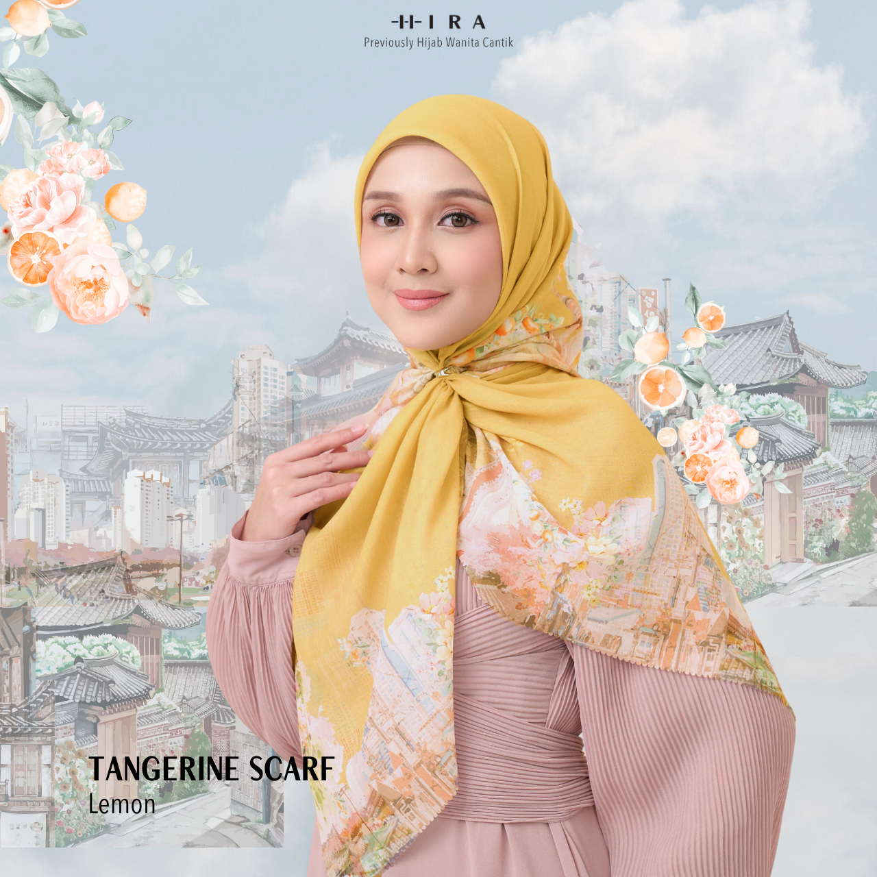 Tangerine Scarf - Lemon